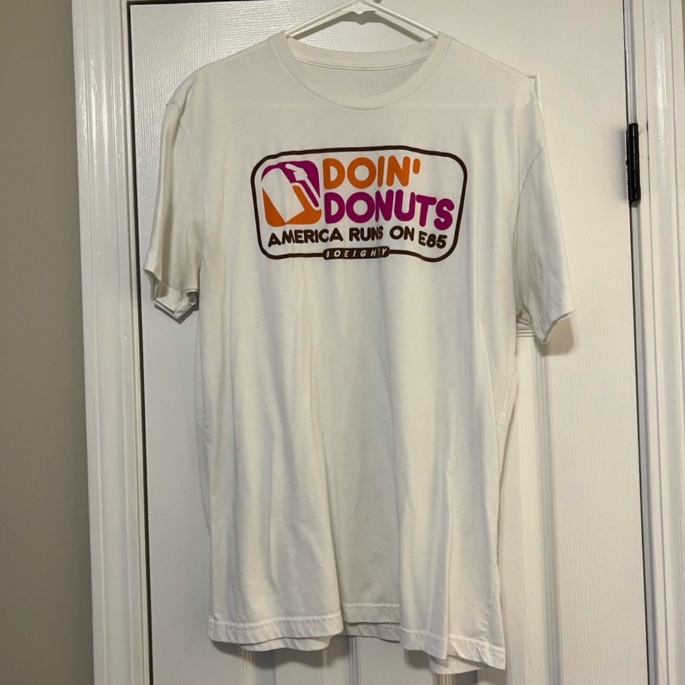 White Graphic Tee